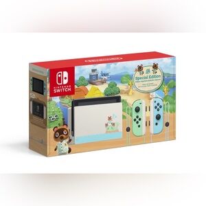 NEW Nintendo Switch Console Animal Crossing New Horizons Edition